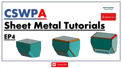 cswpa sheet metal|solidworks sheet metal pdf.